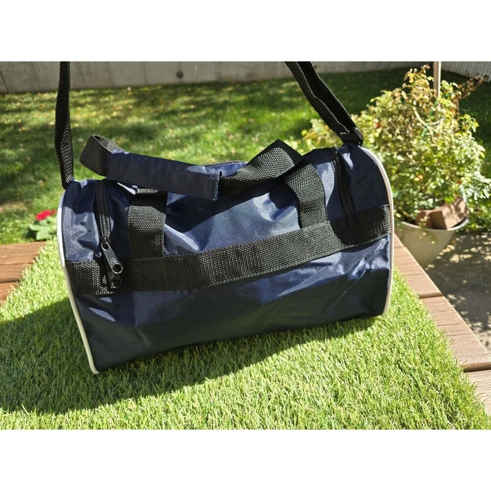 New York Yankees Vintage Dead Stock Adidas Duffel Bag - 16x7x9 W/ Shoulder Strap